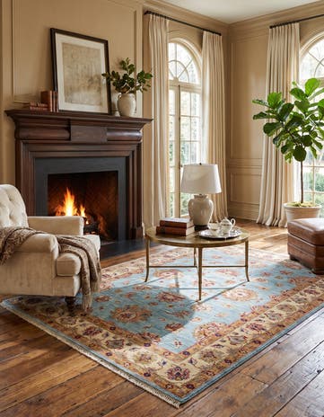 4' 4 x 6' 2 Hand Knotted Ariana Ziegler Rug