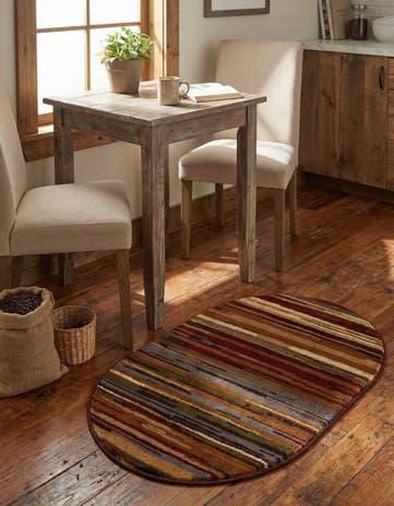 2' x 3' Cafe Oval Rug
