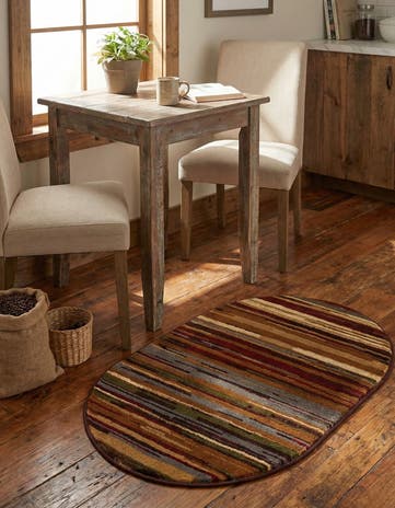 2' x 3' Cafe Oval Rug