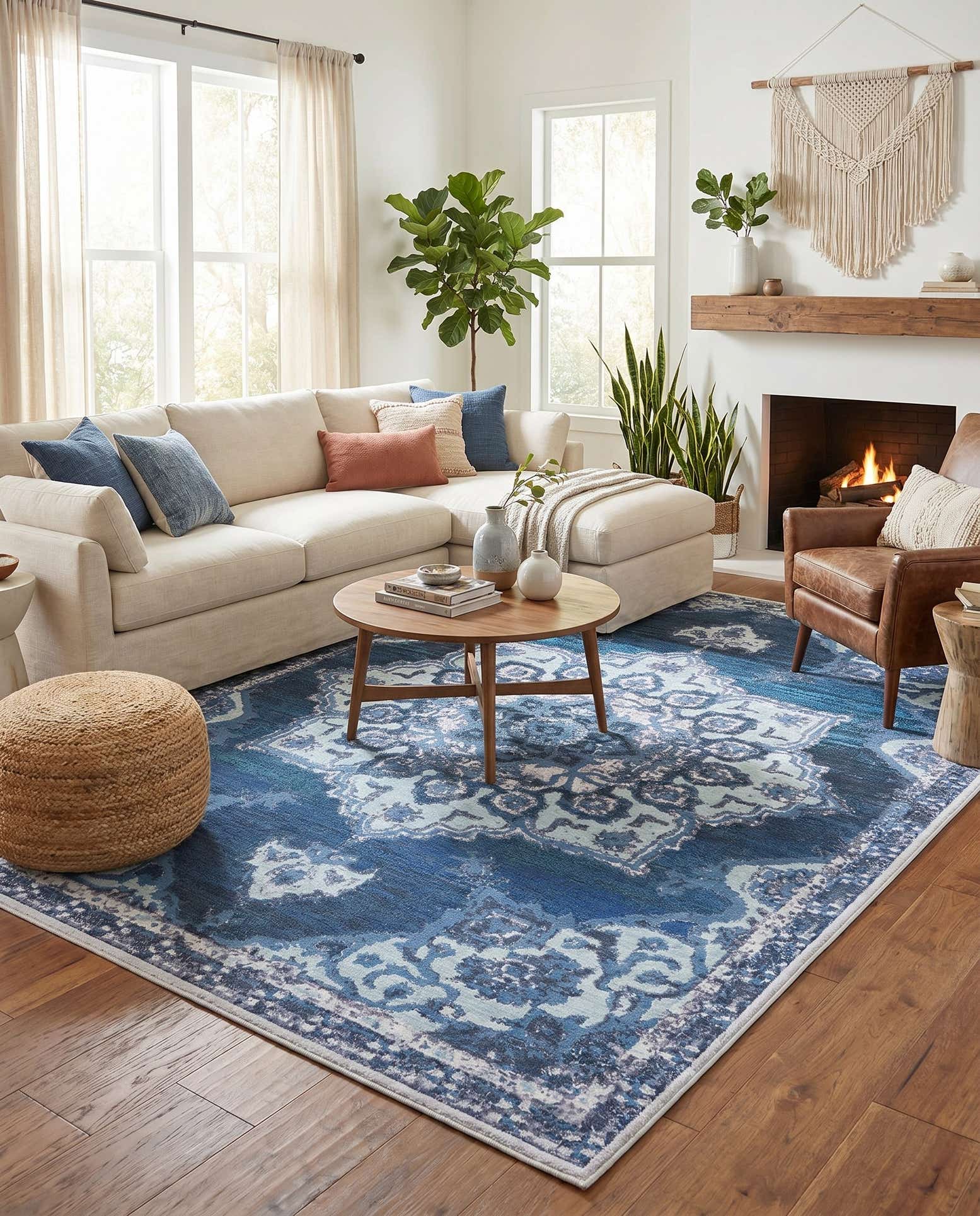 10' 6 x 14' Washable Renaissance Rug