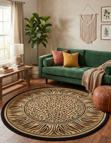 6' 1 x 6' 1 Safari Round Rug