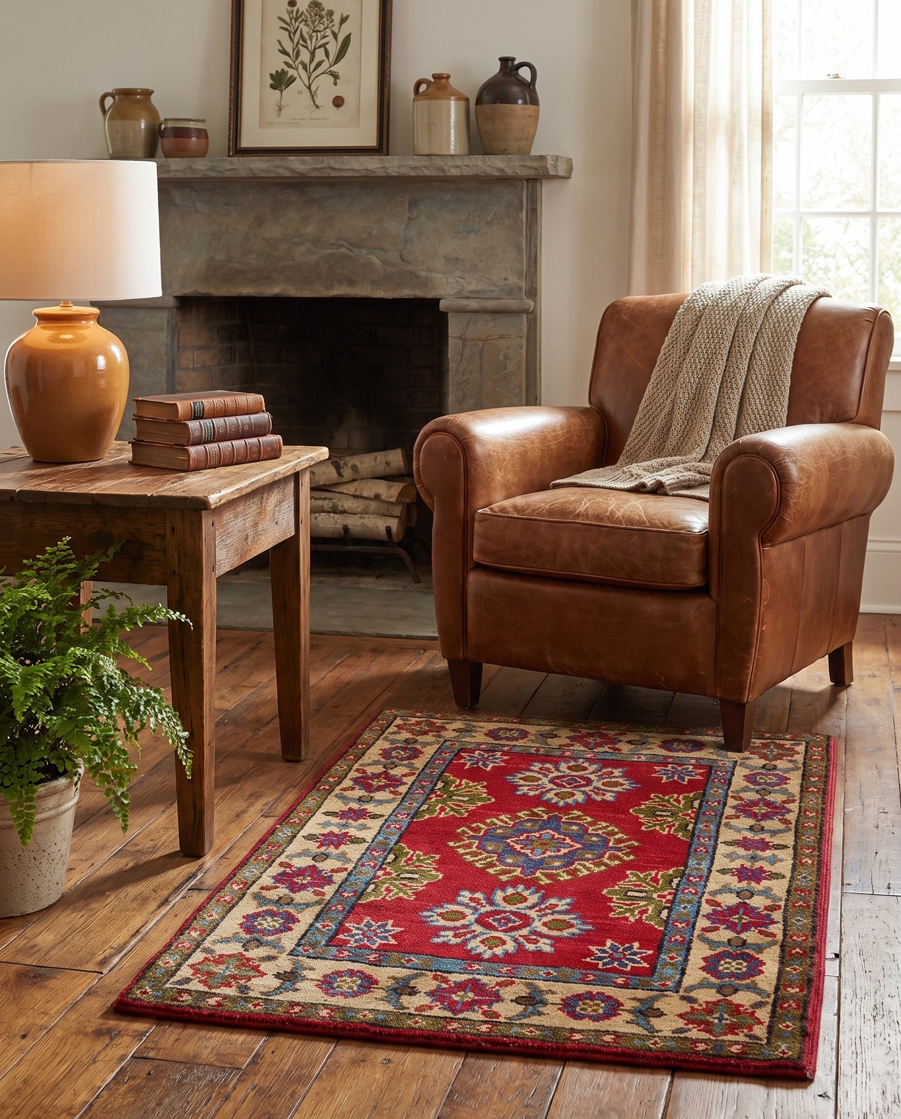 2' 1 x 2' 10 Hand Knotted Kazak Rug