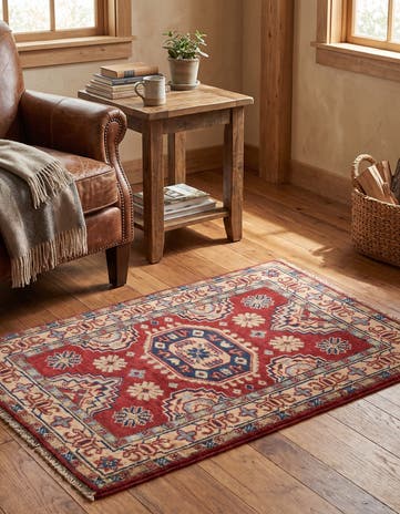 2' x 2' 10 Hand Knotted Kazak Rug