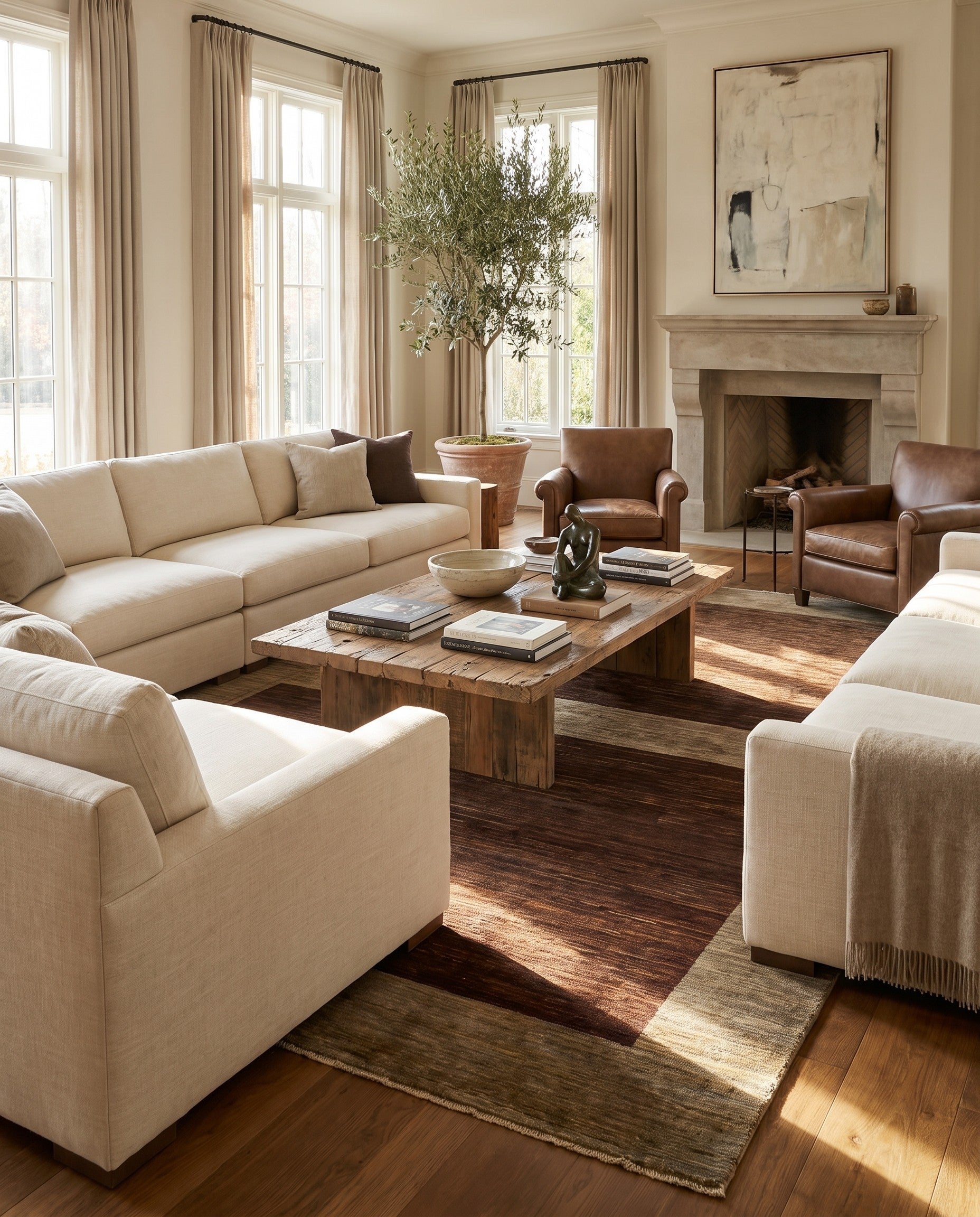 9' x 11' 10 Hand Knotted Ziegler Modern Rug