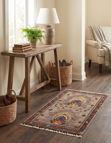 1' 10 x 3' 2 Hand Knotted Ariana Ziegler Rug