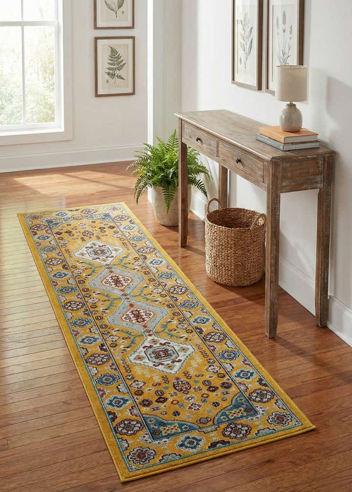 2' x 8' Kamala Washable Runner Rug