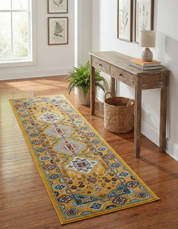 Detail image of  2' x 8' Kamala Washable Runner Rug