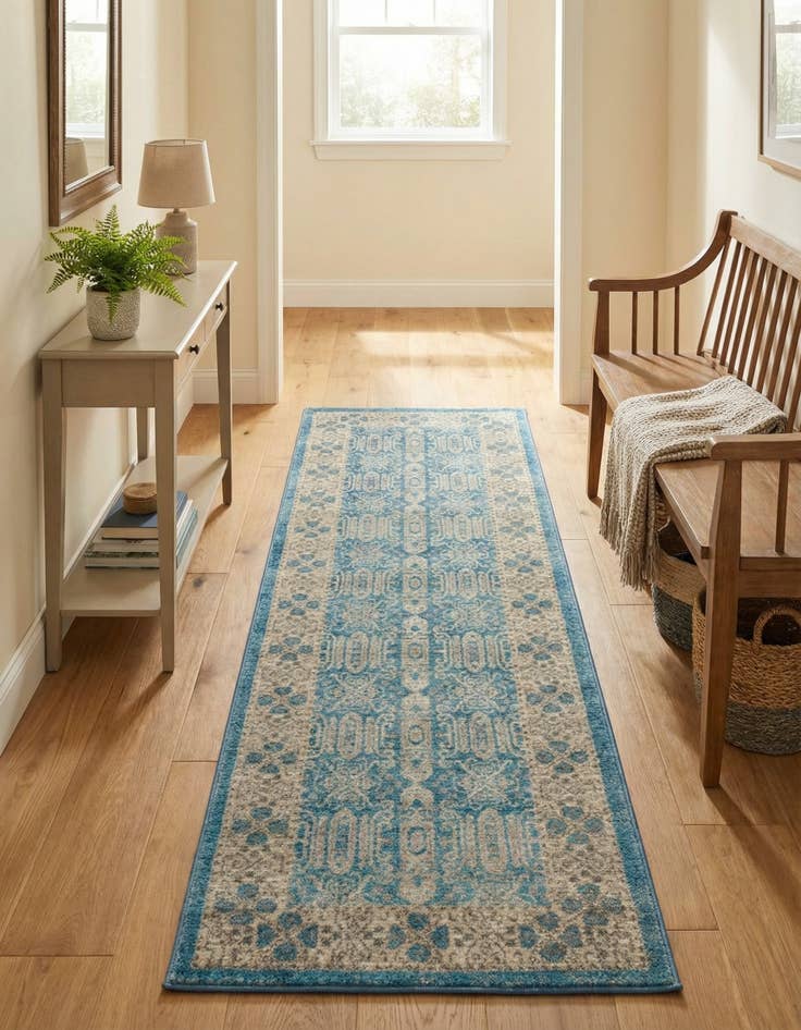 Detail image of 2' x 6' Viola Runner Rug