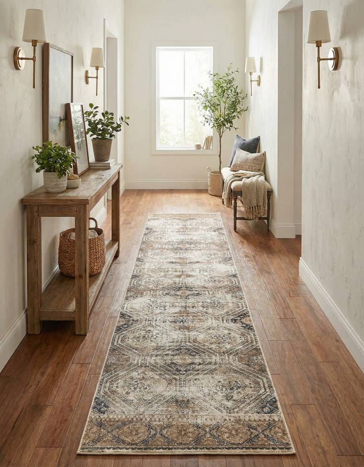 Detail image of 3' x 13' Villa Runner Rug