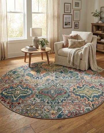 7' x 7' Charleston Round Rug