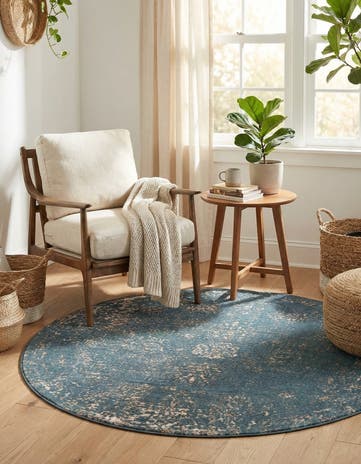 5' 3 x 5' 3 Monte Carlo Round Rug