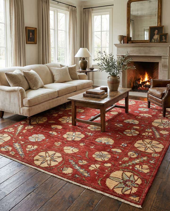 5' 10 x 7' 10 Hand Knotted Ariana Ziegler Oriental Rug