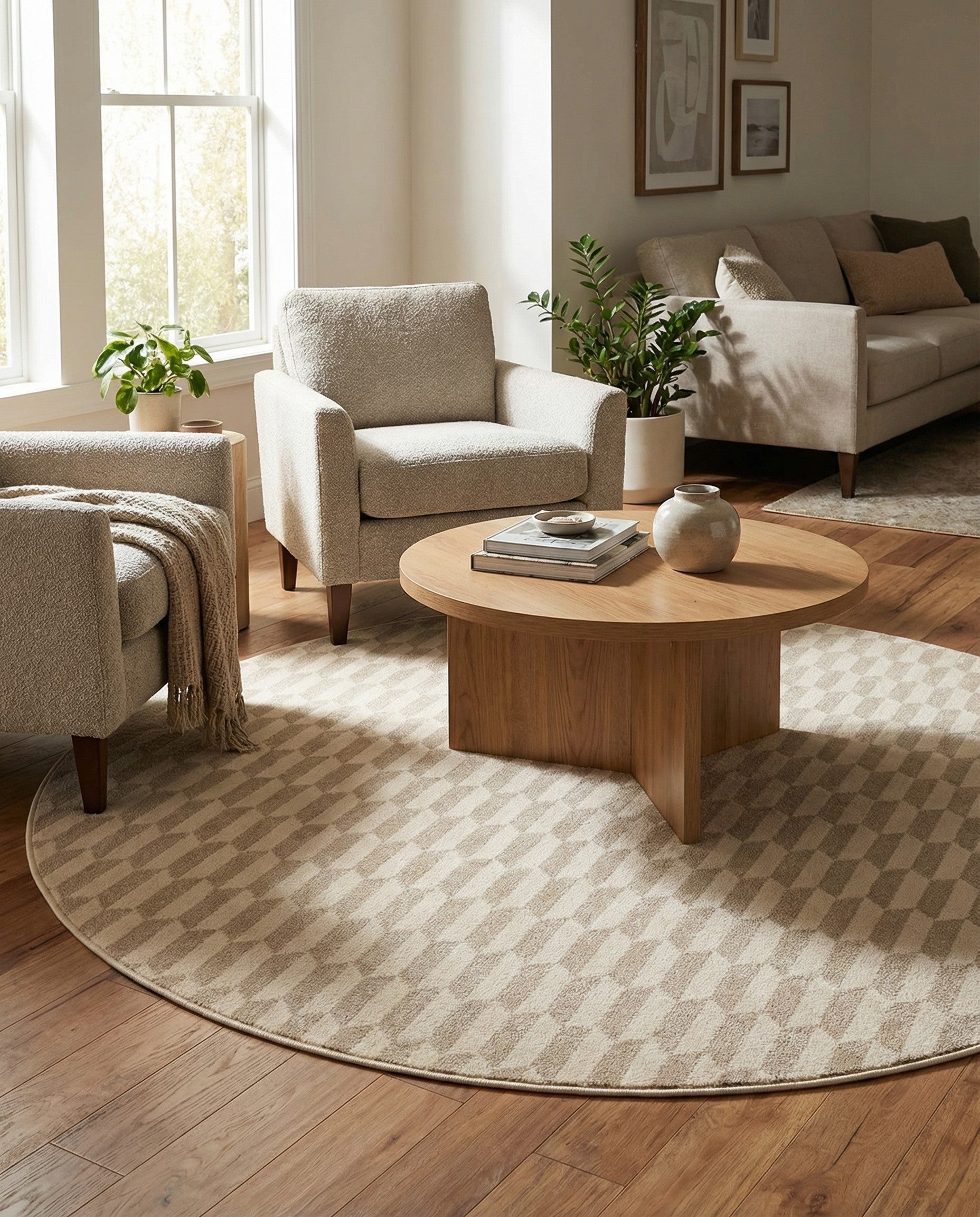 8' x 8' Contour Round Rug