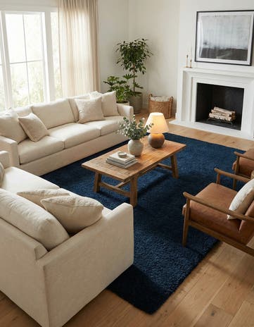 10' x 14' Solid Shag Rug