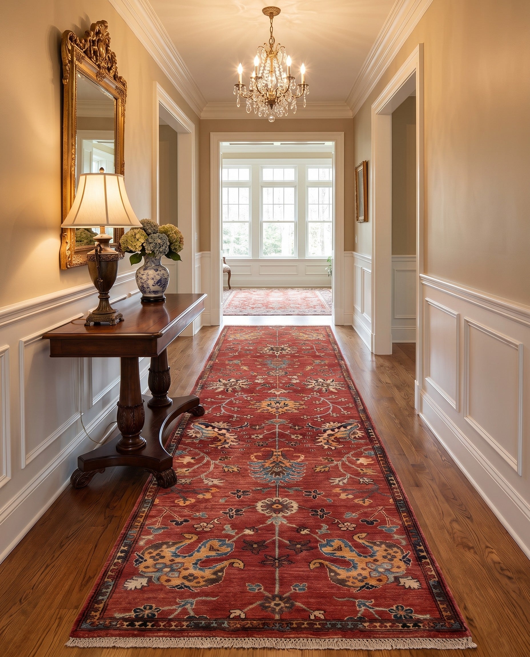 2' 10 x 9' 11 Hand Knotted Ariana Ziegler Runner Rug