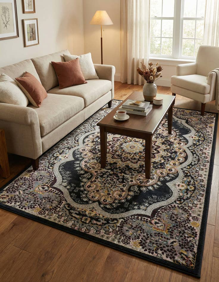 Detail image of 4' x 6' Kamala Washable Rug