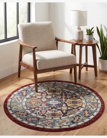 Kamala Washable Round Rug