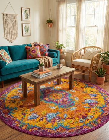 7' 10 x 7' 10 Calypso Round Rug