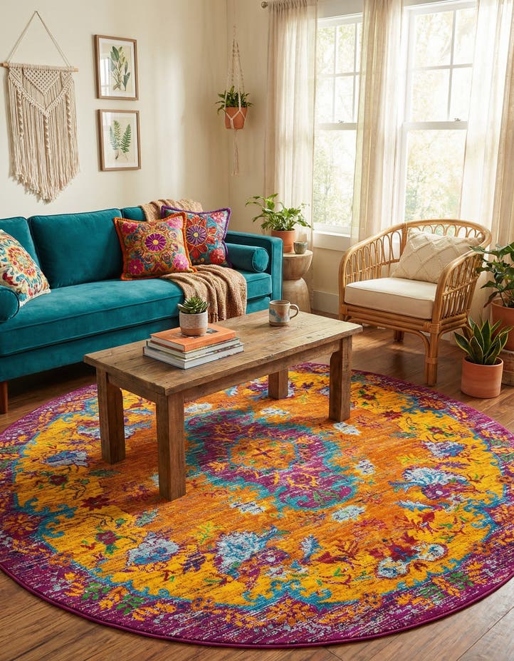 7' 10 x 7' 10 Calypso Round Rug
