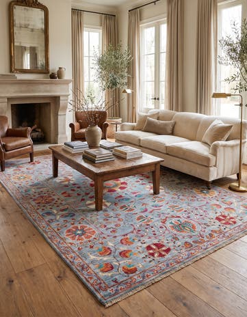 5' 9 x 8' 2 Hand Knotted Ariana Ziegler Rug