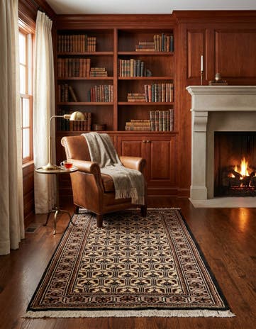 3' x 5' 2 Hand Knotted Ferdos Wool Rug