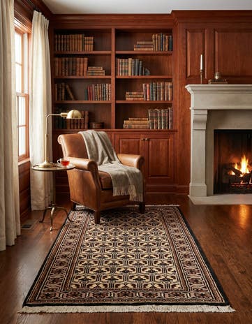 3' x 5' 2 Hand Knotted Ferdos Wool Rug