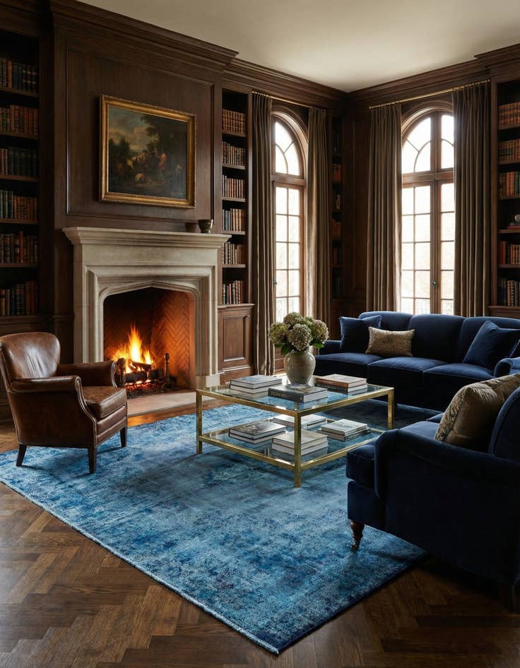 Detail image of 9' 9 x 12' 6 Vintage Royal Wool Rug