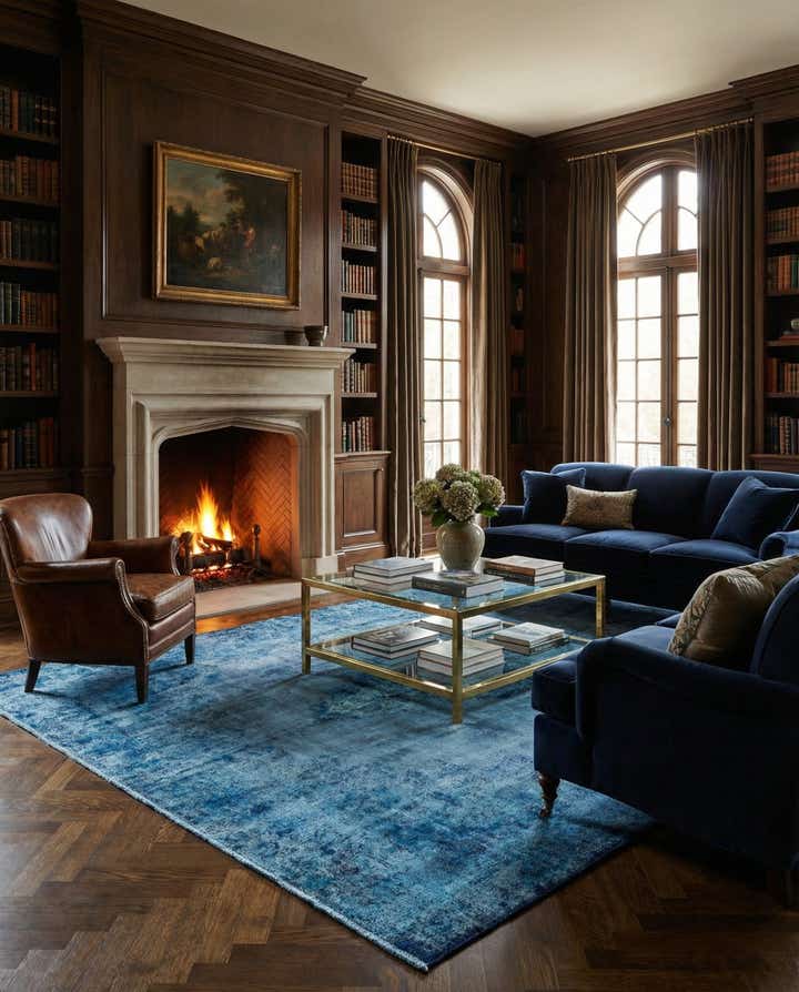 9' 9 x 12' 6 Vintage Royal Wool Rug