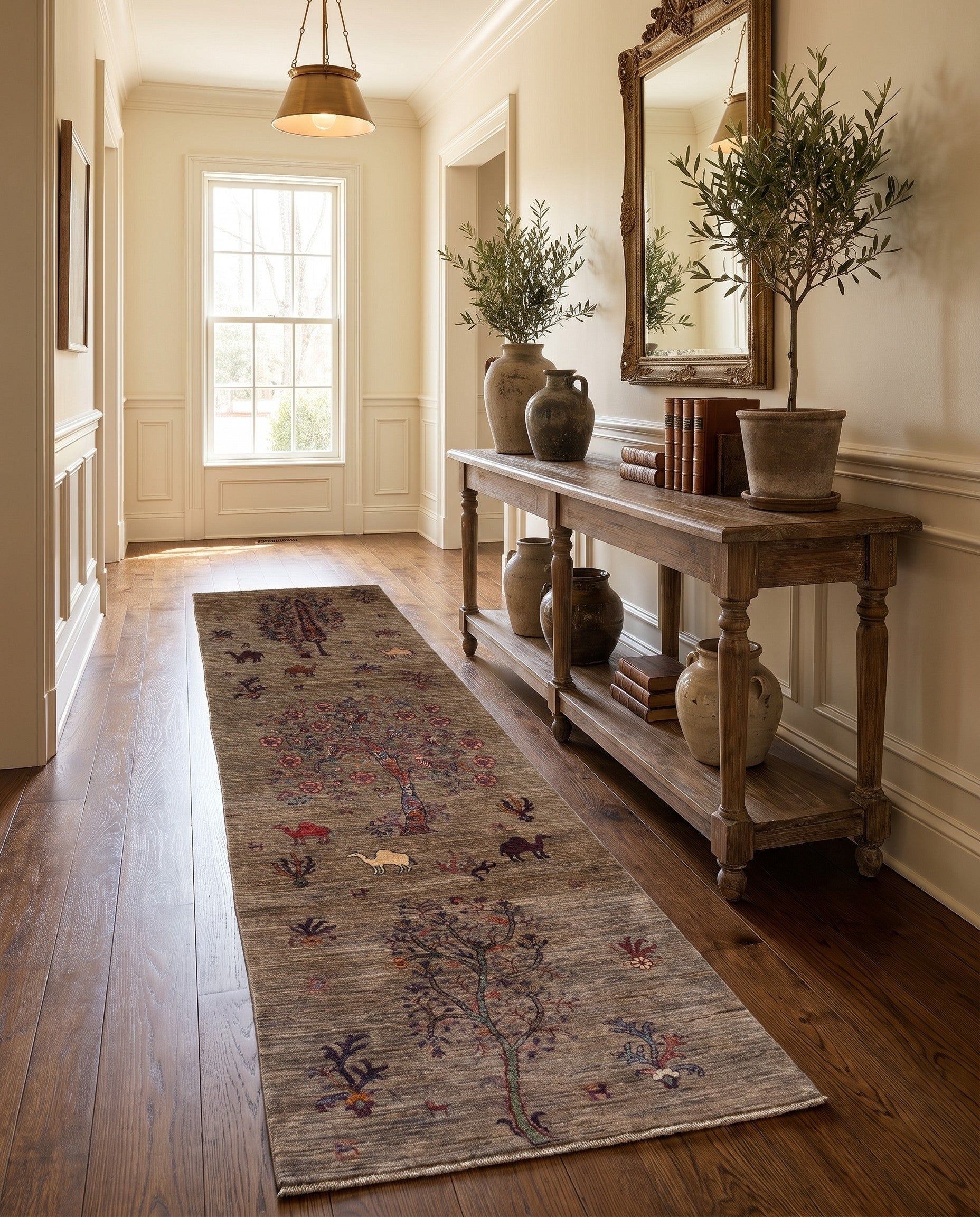 2' 9 x 10' 4 Hand Knotted Ariana Ziegler Runner Rug