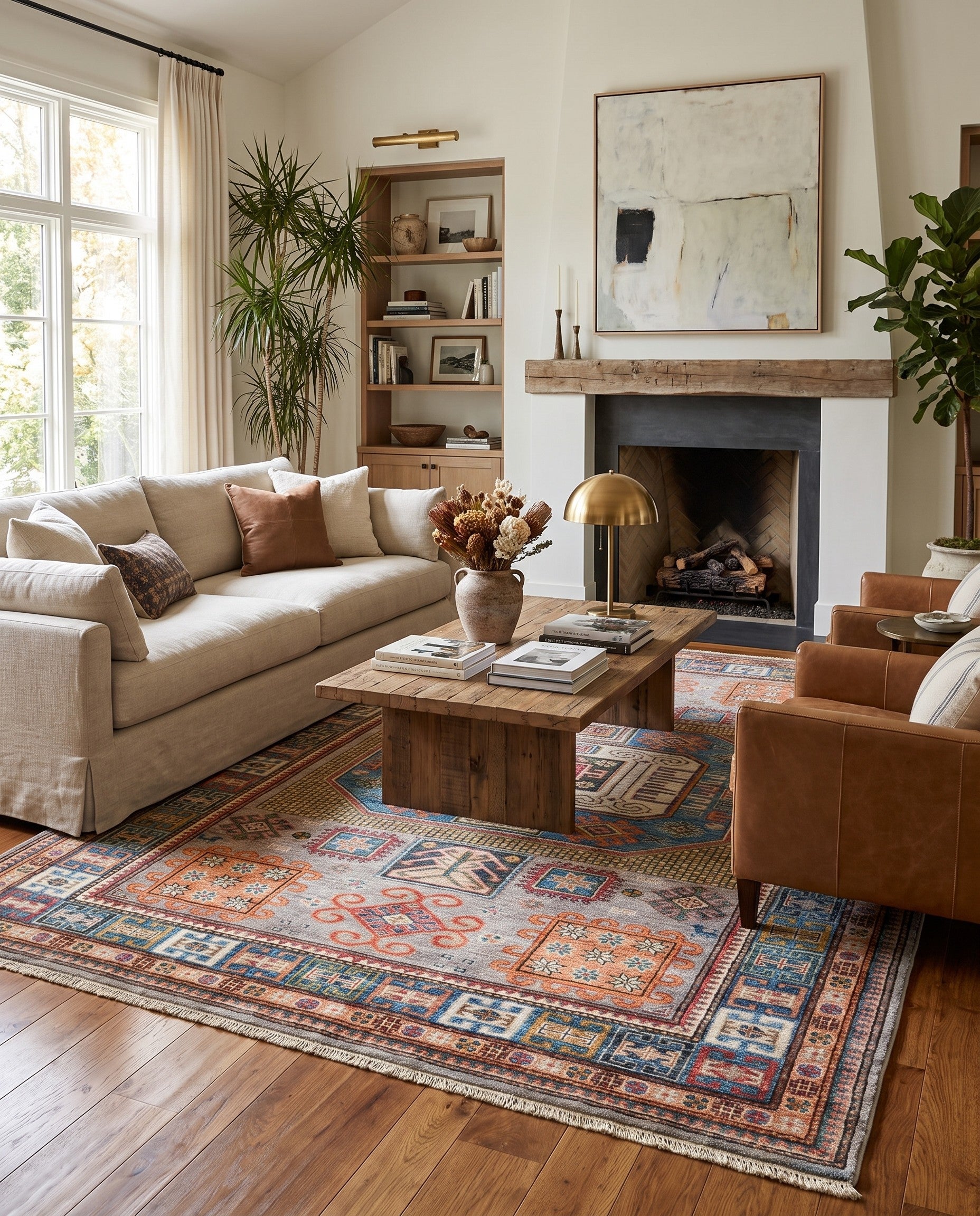 5' x 6' 10 Hand Knotted Kazak Rug