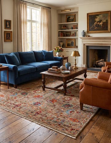 6' 6 x 10' 9 Hand Knotted Ariana Ziegler Rug