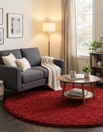 6' x 6' Everyday Shag Round Rug