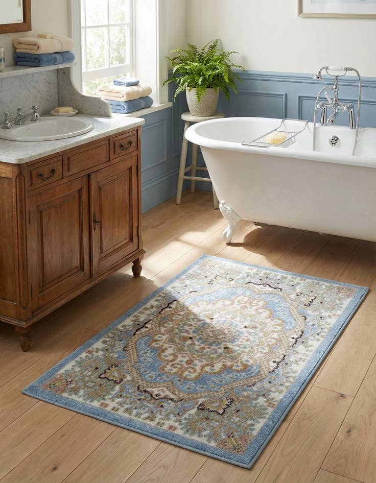 Detail image of 2' x 3' Kamala Washable Rug