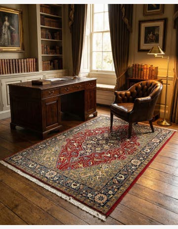 3' 6 x 5' Tabriz Mahi Rug