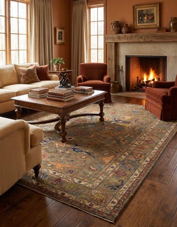 8' 6 x 11' 3 Hand Knotted Ariana Rug