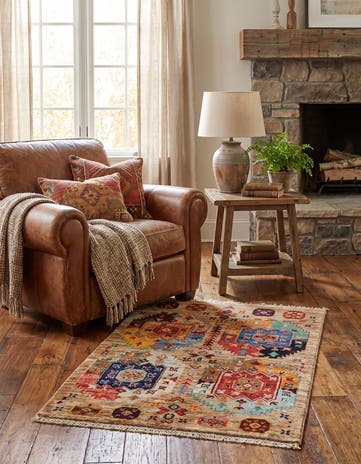 2' x 3' 3 Hand Knotted Ariana Ziegler Rug
