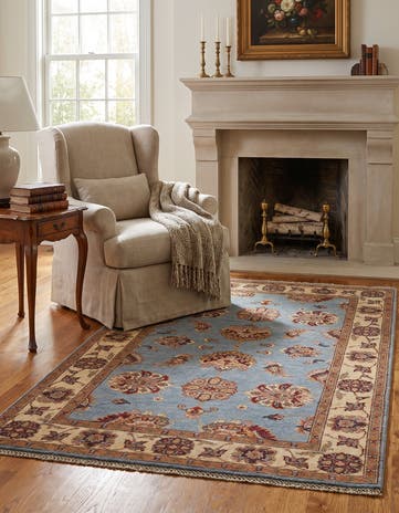 3' 1 x 5' 3 Hand Knotted Ziegler Rug