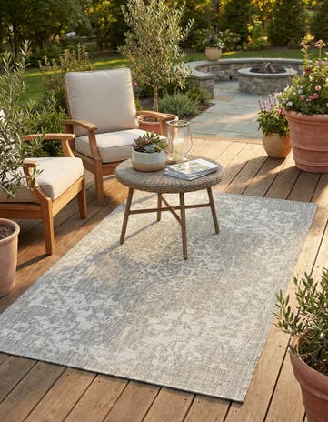 3' x 5' 3 Easy-Clean Jill Zarin Dubai Indoor / Outdoor Rug