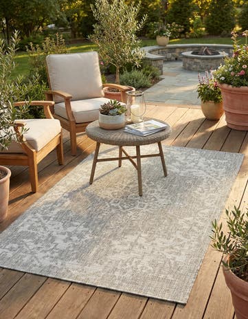3' x 5' 3 Easy-Clean Jill Zarin Dubai Indoor / Outdoor Rug