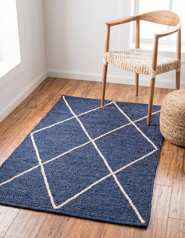 3' 3 x 5' 1 Handmade Braided Jute Rug