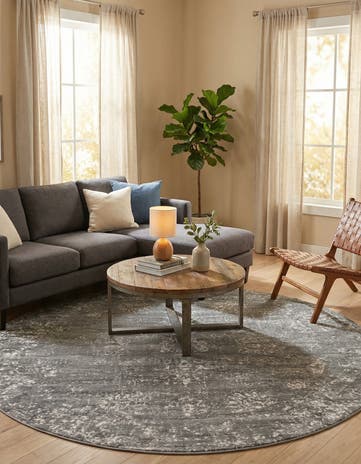 7' x 7' Monte Carlo Round Rug