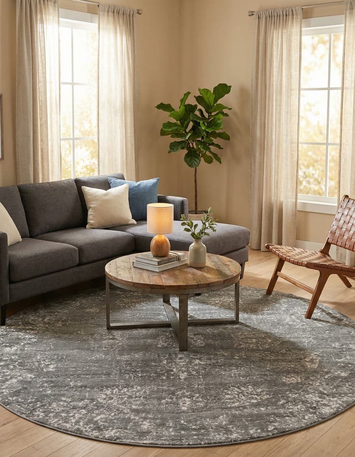 7' x 7' Monte Carlo Round Rug