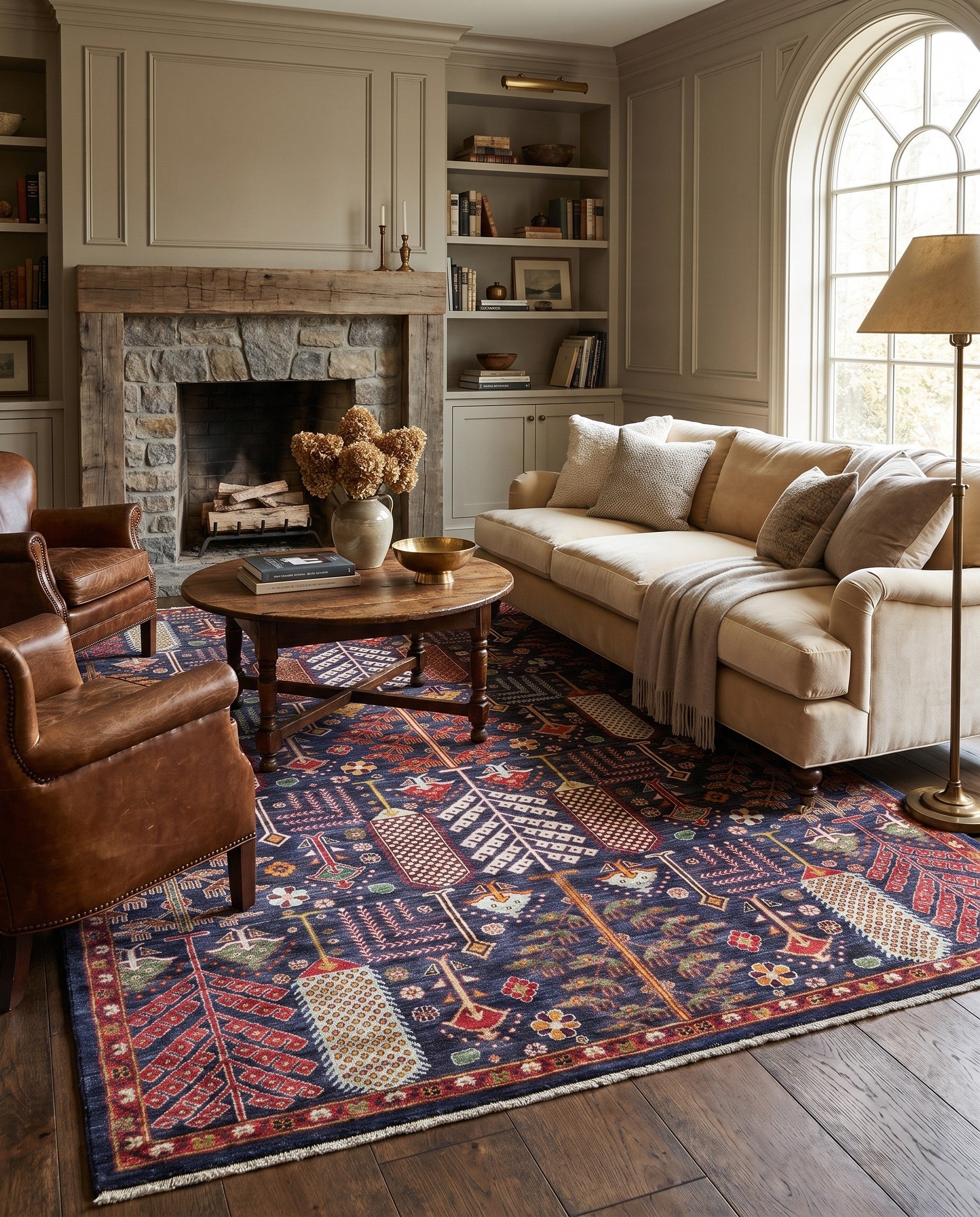6' 8 x 9' 6 Hand Knotted Ariana Ziegler Rug