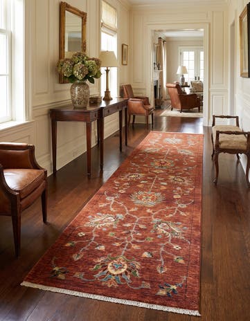 2' 8 x 10' 6 Hand Knotted Ariana Ziegler Runner Rug