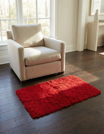 2' 5 x 4' 2 Hand Knotted Moroccan Wool Rug