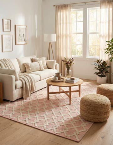 6' 1 x 9' Hand Knotted Jill Zarin Dorset Rug