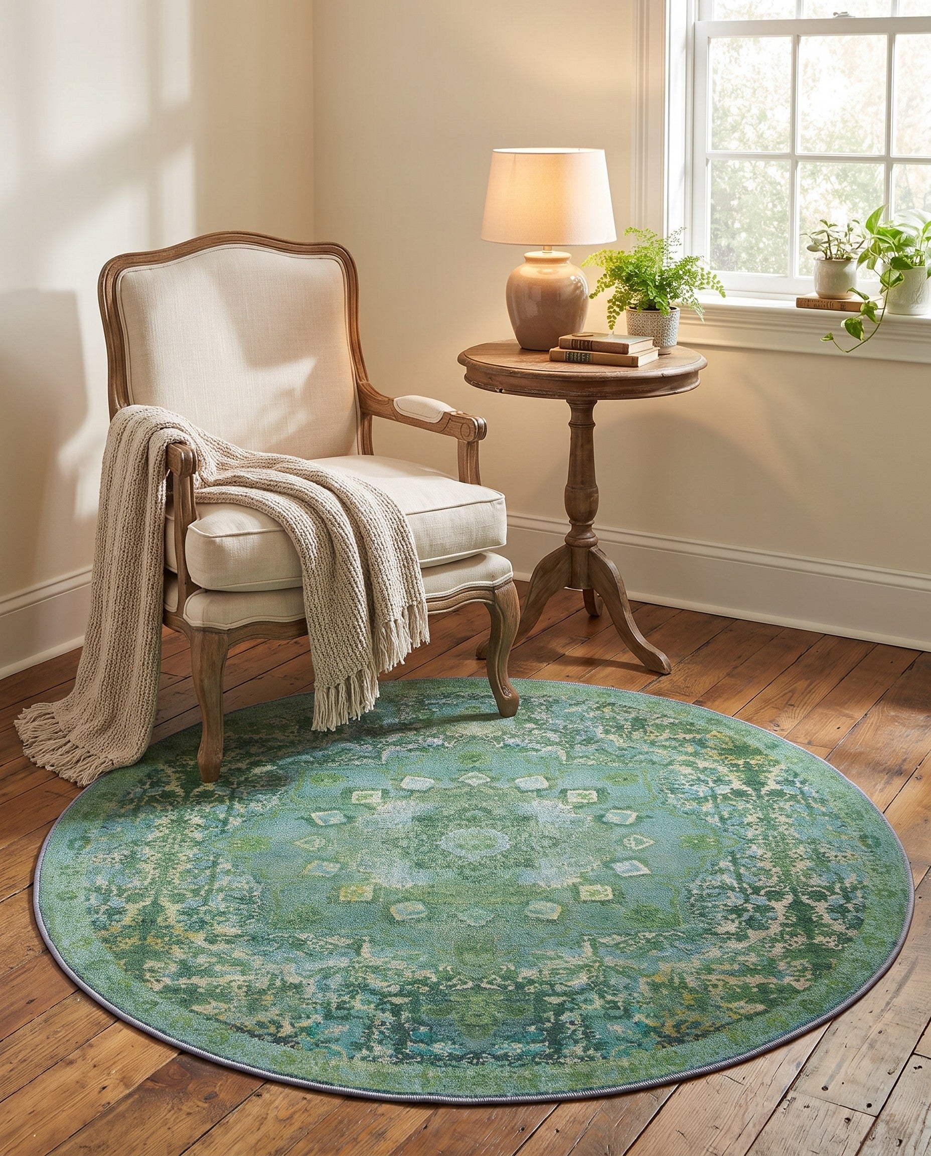 4' x 4' Renaissance Round Rug