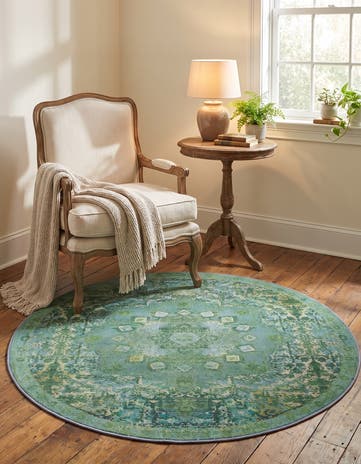 4' x 4' Renaissance Round Rug