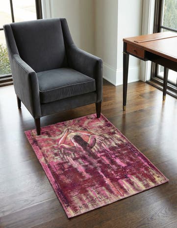 3' x 4' 3 Hand Knotted Ultra Vintage Persian Wool Rug