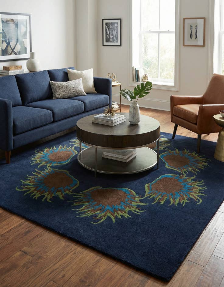 Detail image of 7' 6 x 7' 7 Luna Square Rug